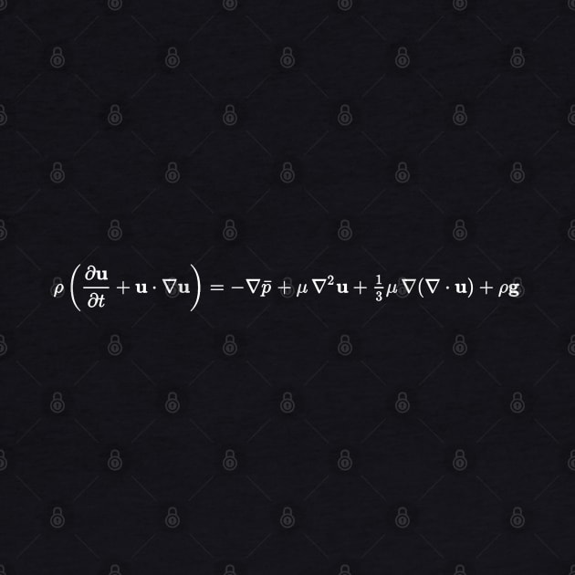 Navier Stokes equation of fluid dynamics dark version by NoetherSym